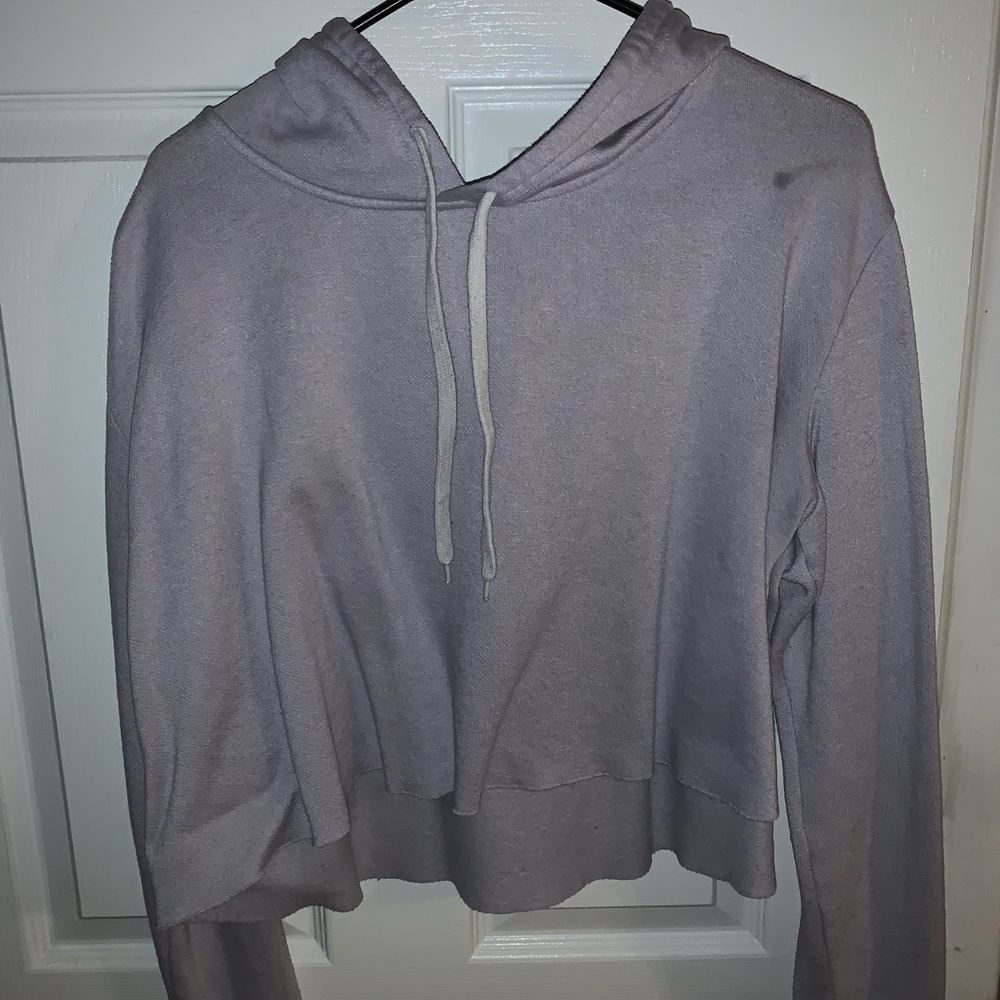 Cropped Long Sleeve Hoodie